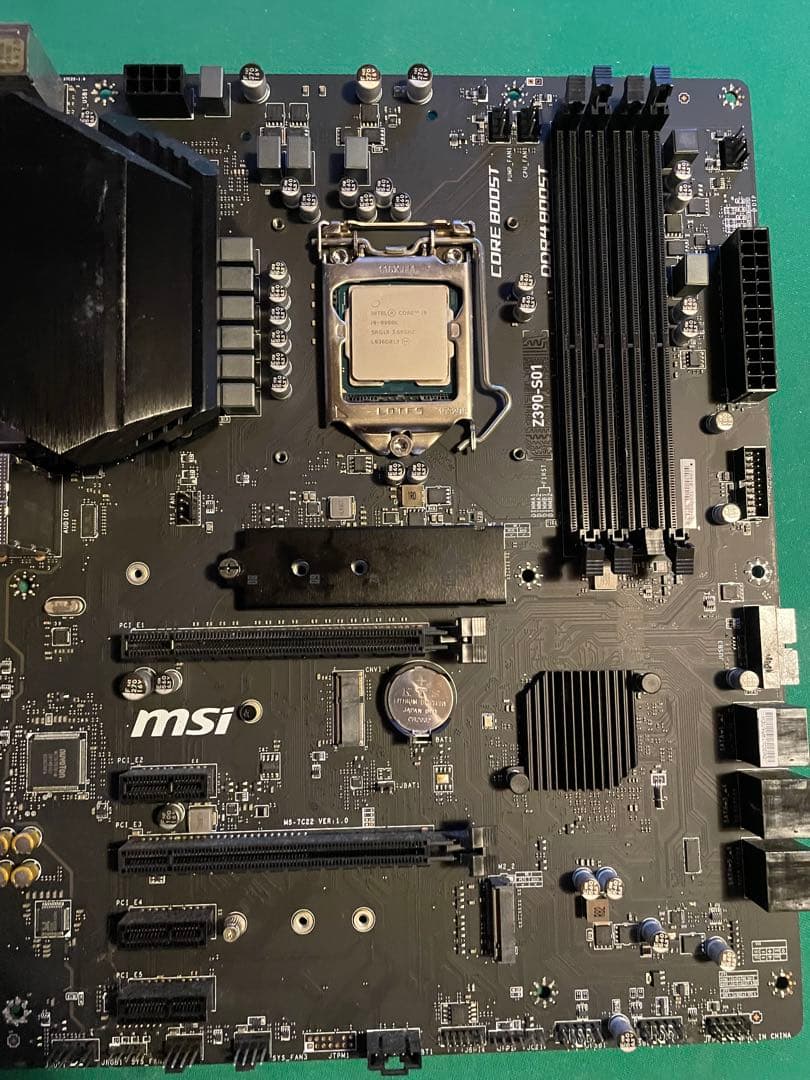 i9-9900K+Z390atx+簡易水冷セット