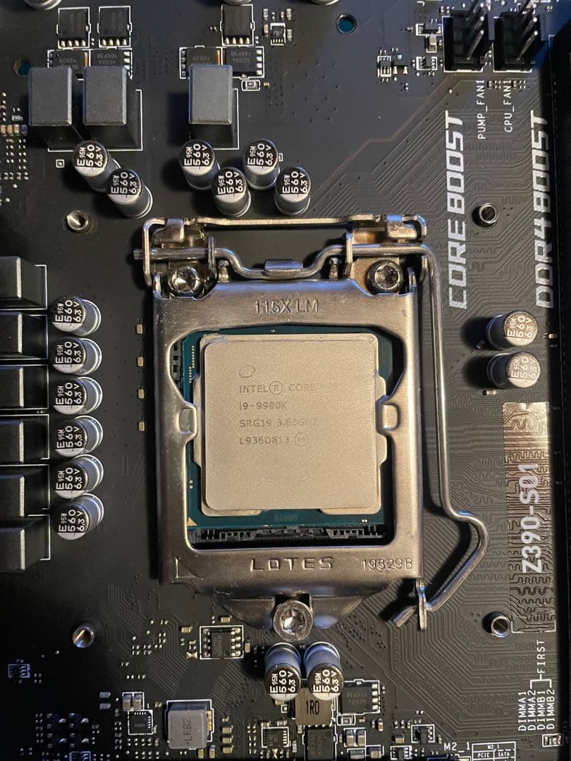 i9-9900K+Z390atx+簡易水冷セット