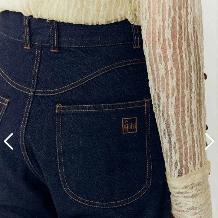 【Eaphi 】STUDS DENIM PANTS