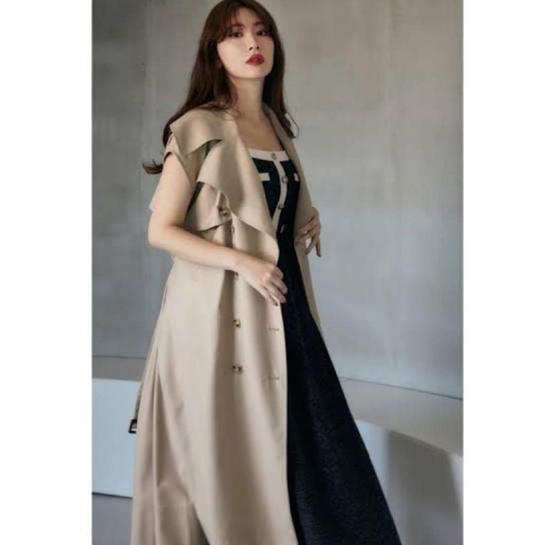 ジャケット・アウター Herlipto Sleeveless Twill Trench Dress