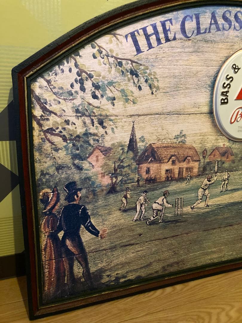 アンティーク 木製 看板 レトロ イギリス 額縁 フレーム 雑貨 バー ガレージ