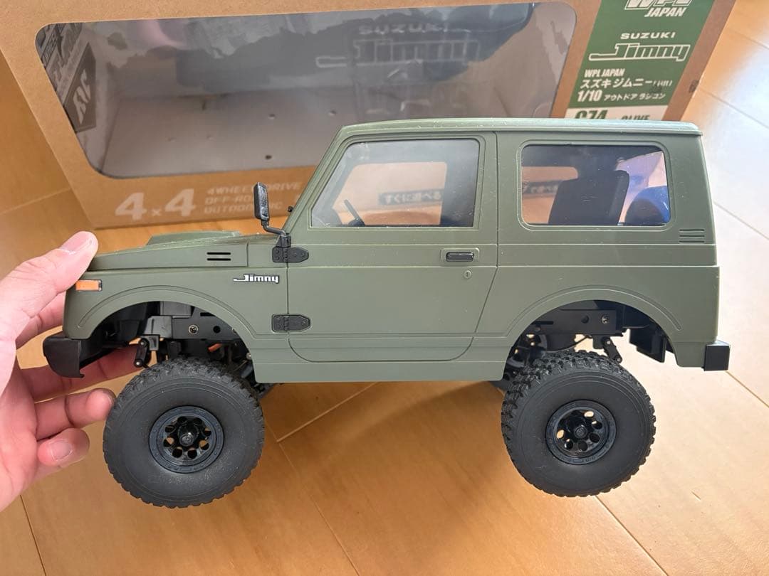 【美品】WPL C-74 1/10 4WD ジムニー オリーブ