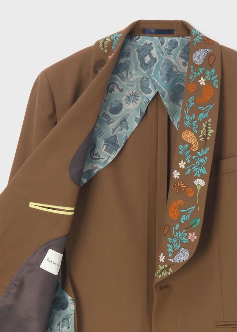 【値下げ】【定価15万】paulsmith25SS 刺繍ジャケット