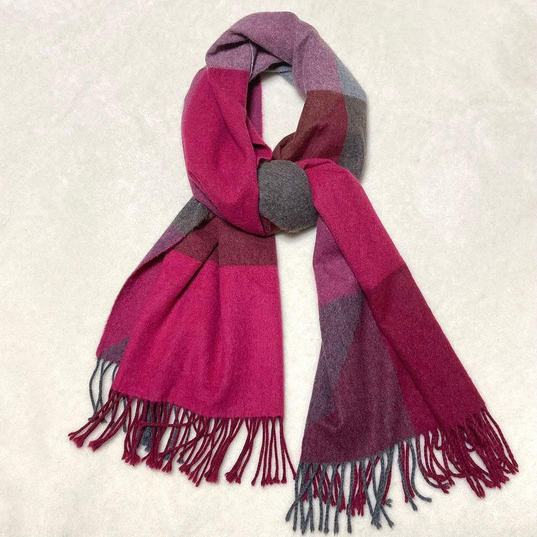 美品 felice regalo カシミヤ100% 大判ストール 高級 上質