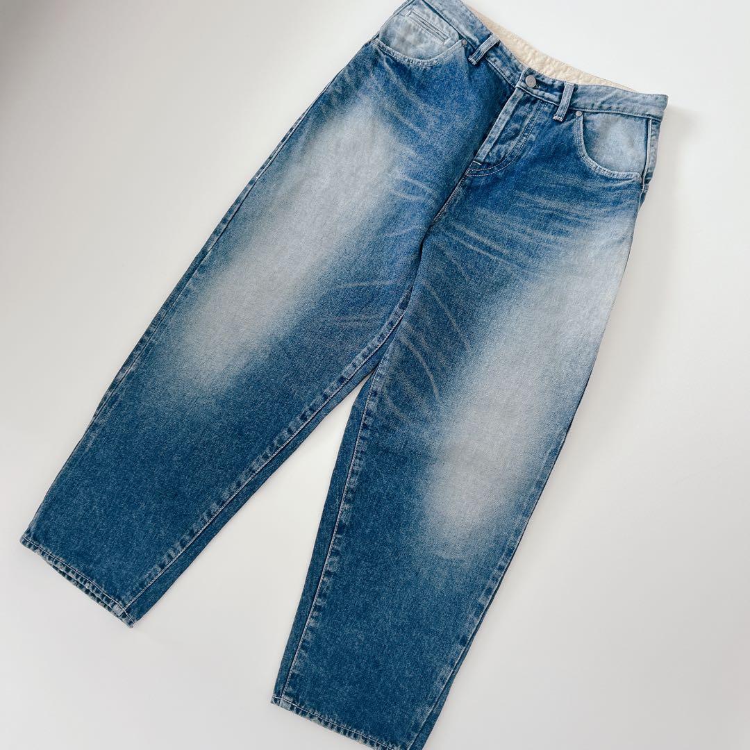 新品　ミナペルホネン always ロールアップデニム 　38 mina