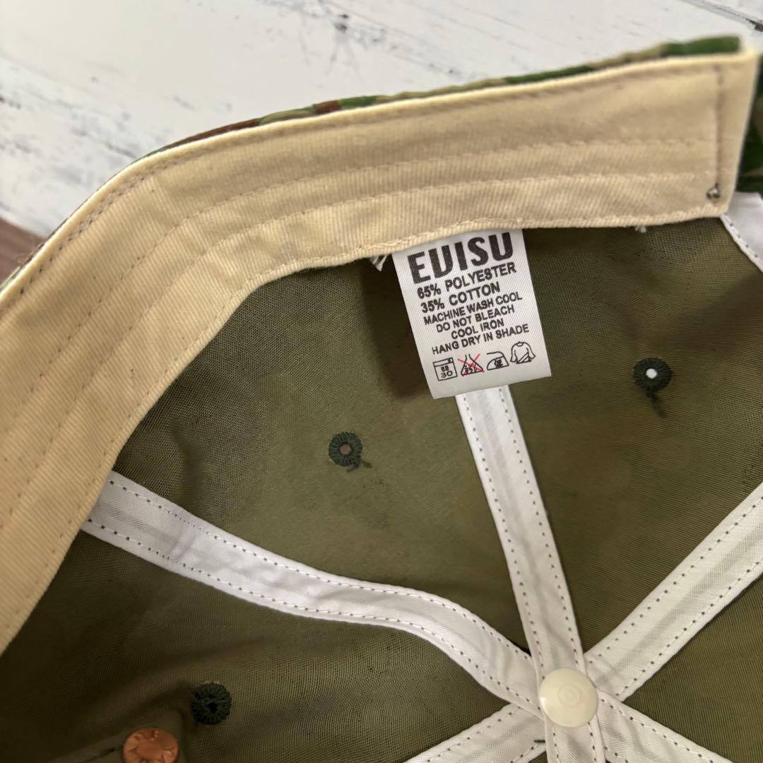 エヴィス　キャップ　迷彩柄!!【EVISU!!】MADE IN JAPAN