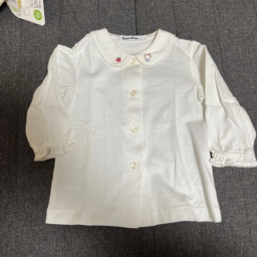 familiar ブラウス　ワンピース　80cm