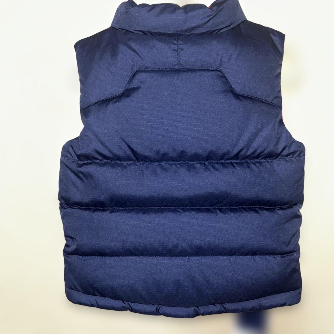 【新品】ラルフローレン　RALPHLAURENリバーシブルダウンベスト　90