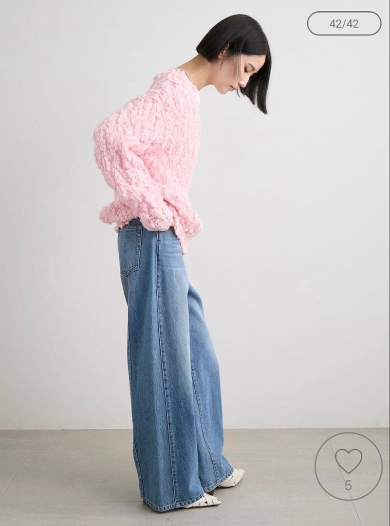 MIESROHE サイドラインエフェクトデニム