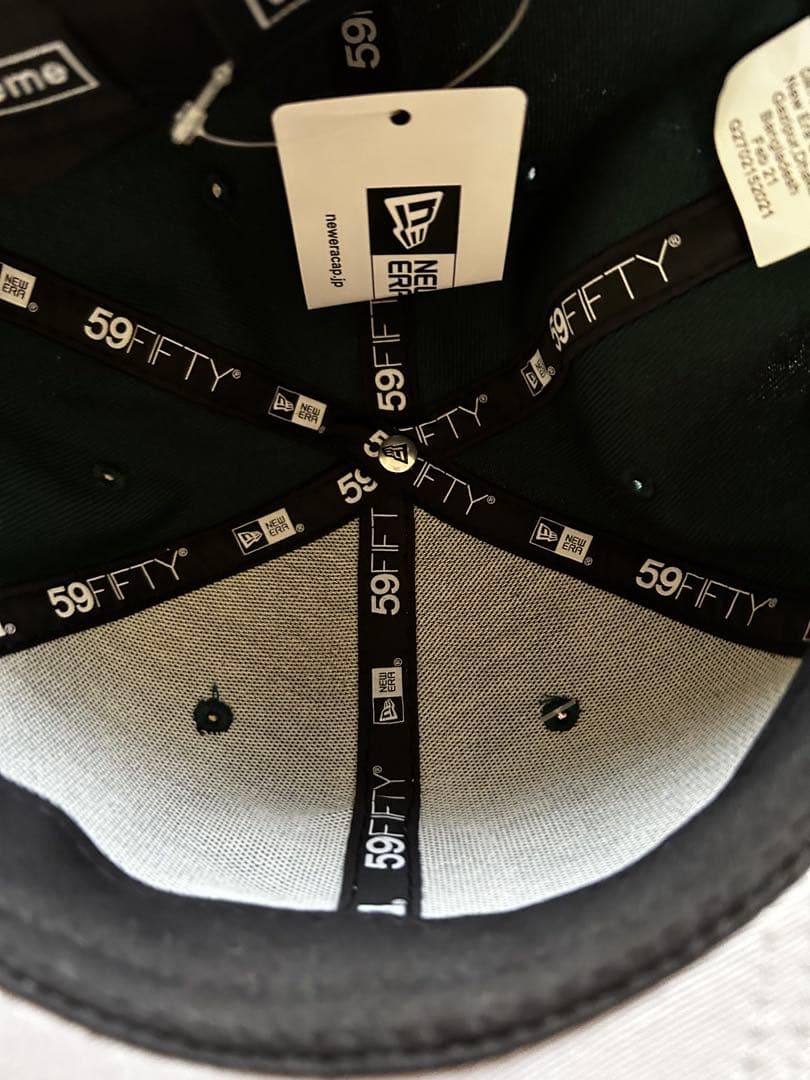 Supreme 59FIFTY キャップ ダークグリーン