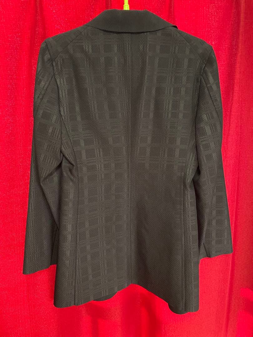 COMME des GARÇONS ブラック テーラードジャケットS切りっぱなし