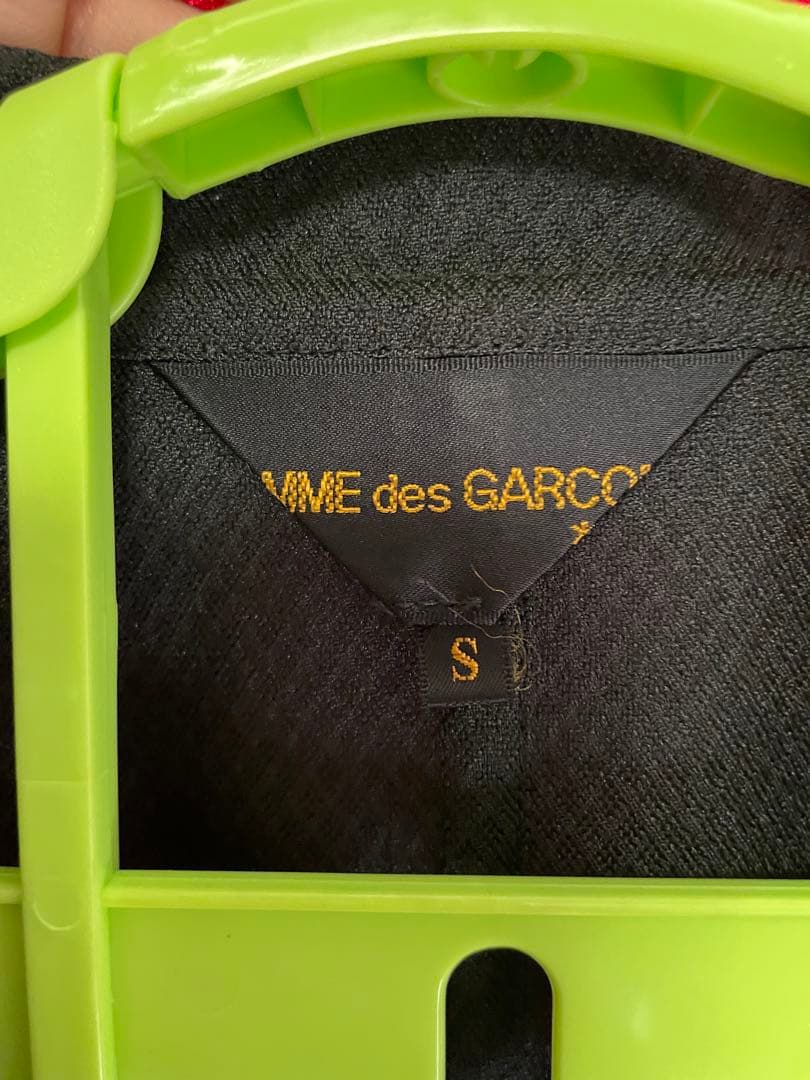 COMME des GARÇONS ブラック テーラードジャケットS切りっぱなし