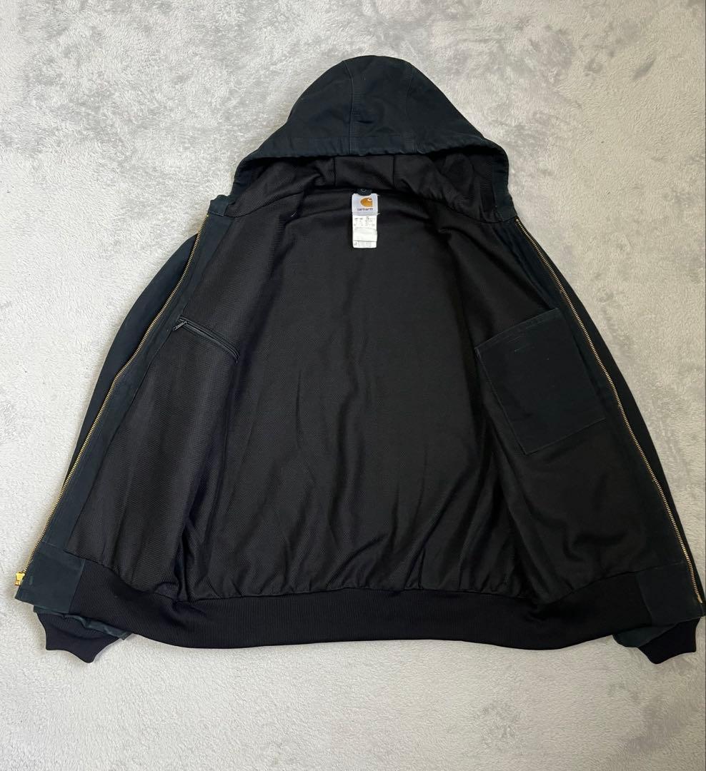 ま*あ様 Carhartt アクティブジャケット USA製 裏メッシュ ブラック