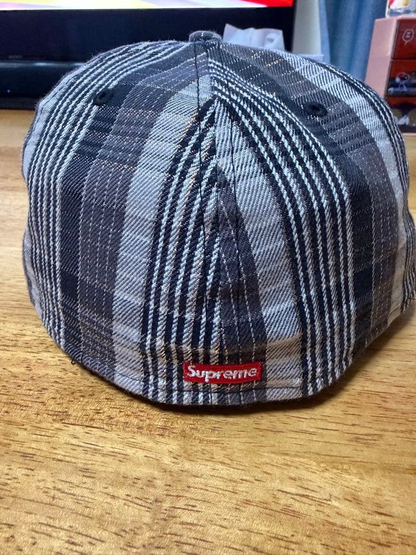 帽子 Supreme llic Plaid S Logo New Era