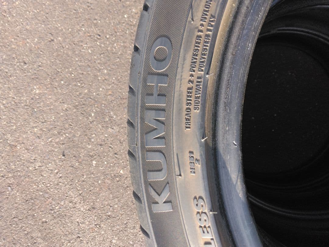 165/50R15　クムホタイヤ中古4本セット　送料込み　2018年製