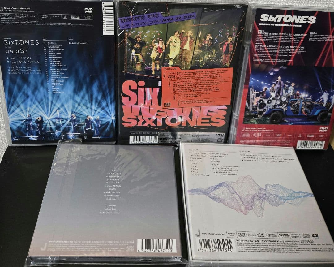sixtones live DVD cd セット ライブ ストーンズ　セット