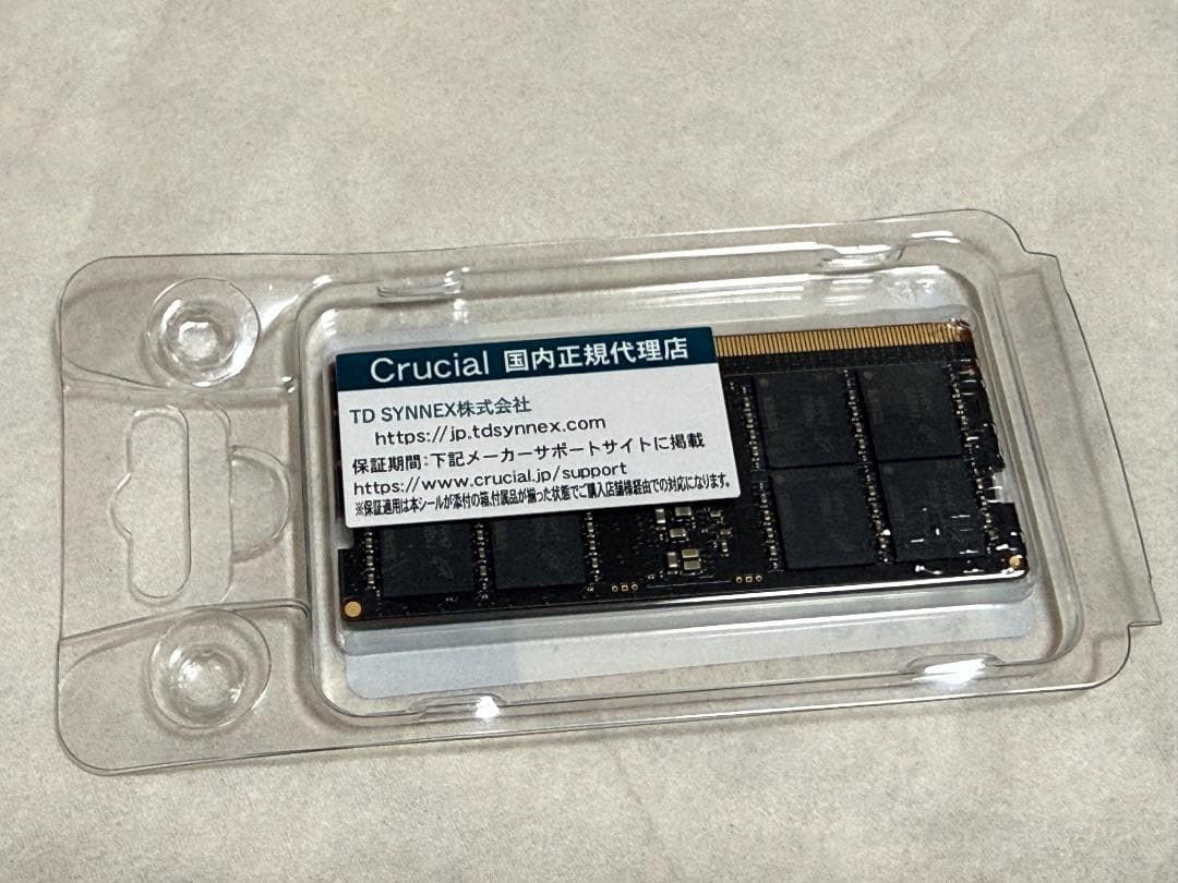 Crucial CT32G48C40S5 DDR5 32GB 未使用品