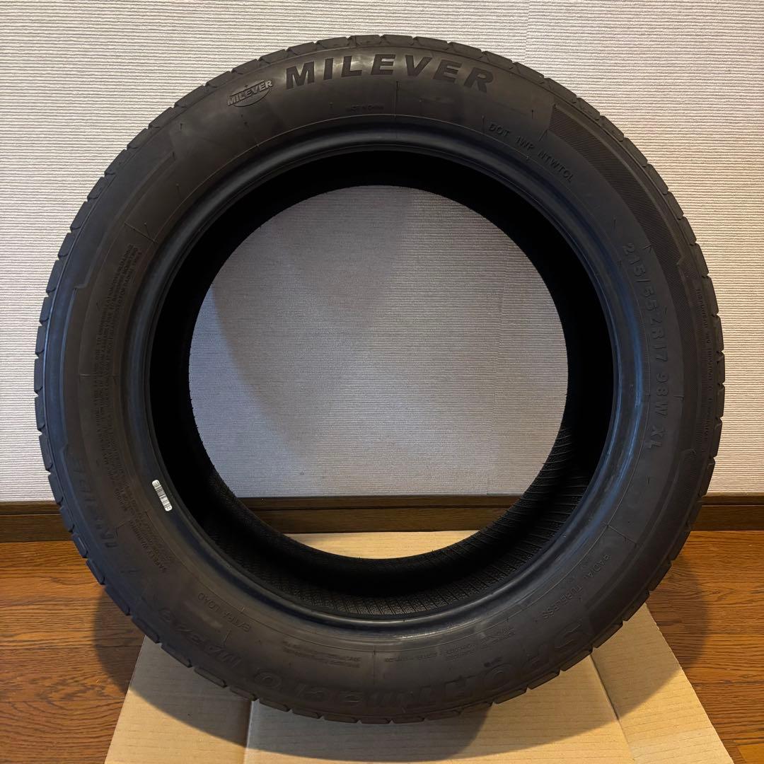 215/55r17 ミレバー スポーツマクロMA349 残り溝73% 2本セット