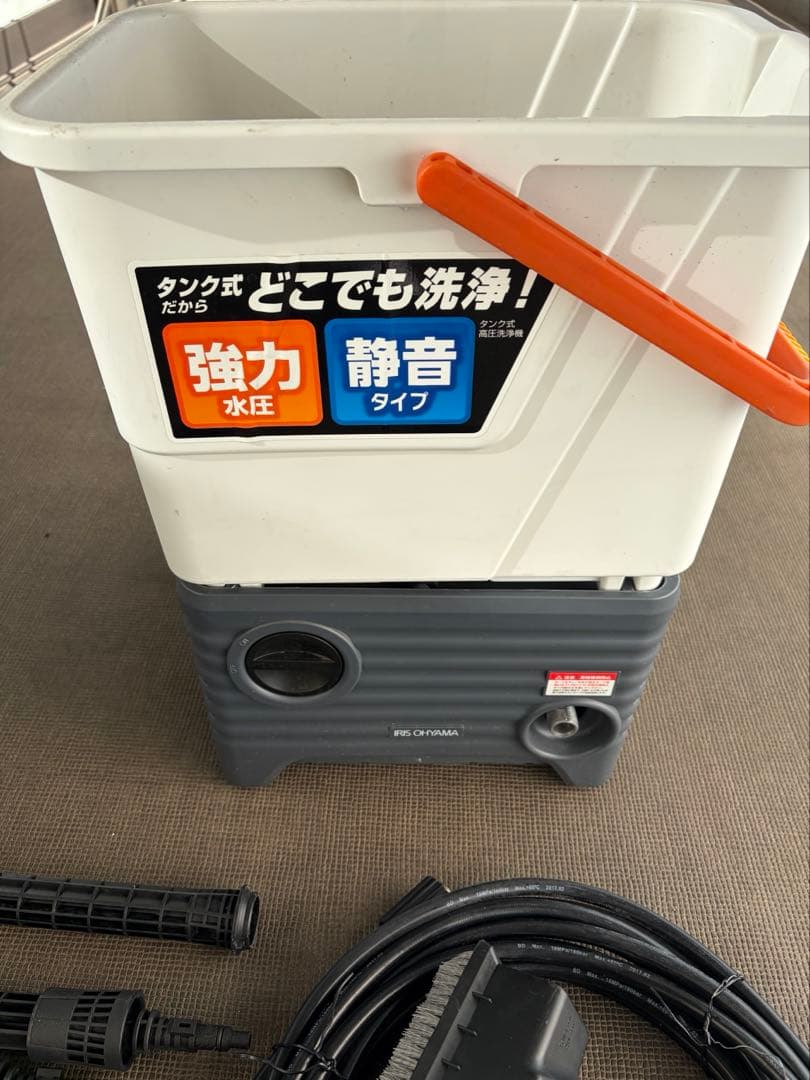 アイリスオーヤマ高圧洗浄機 タンク式 ベランダクリーナーセット SBT-512N
