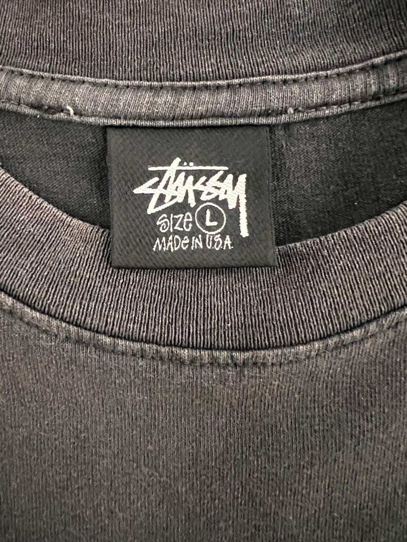 Stussy 8ボール Tシャツ 黒 USA製 Lサイズ ステューシー