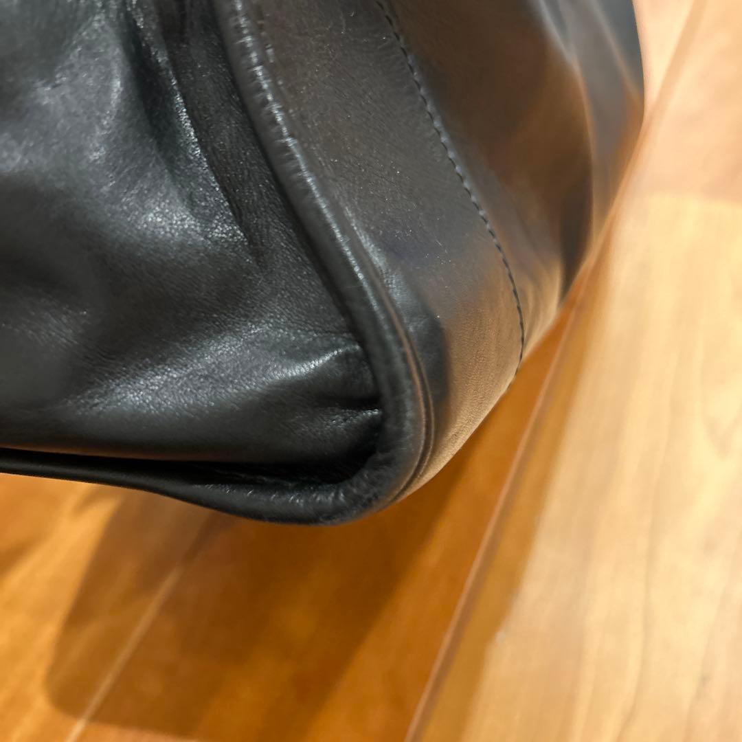 LOEWE アマソナ アナグラム ボストンバッグ 黒