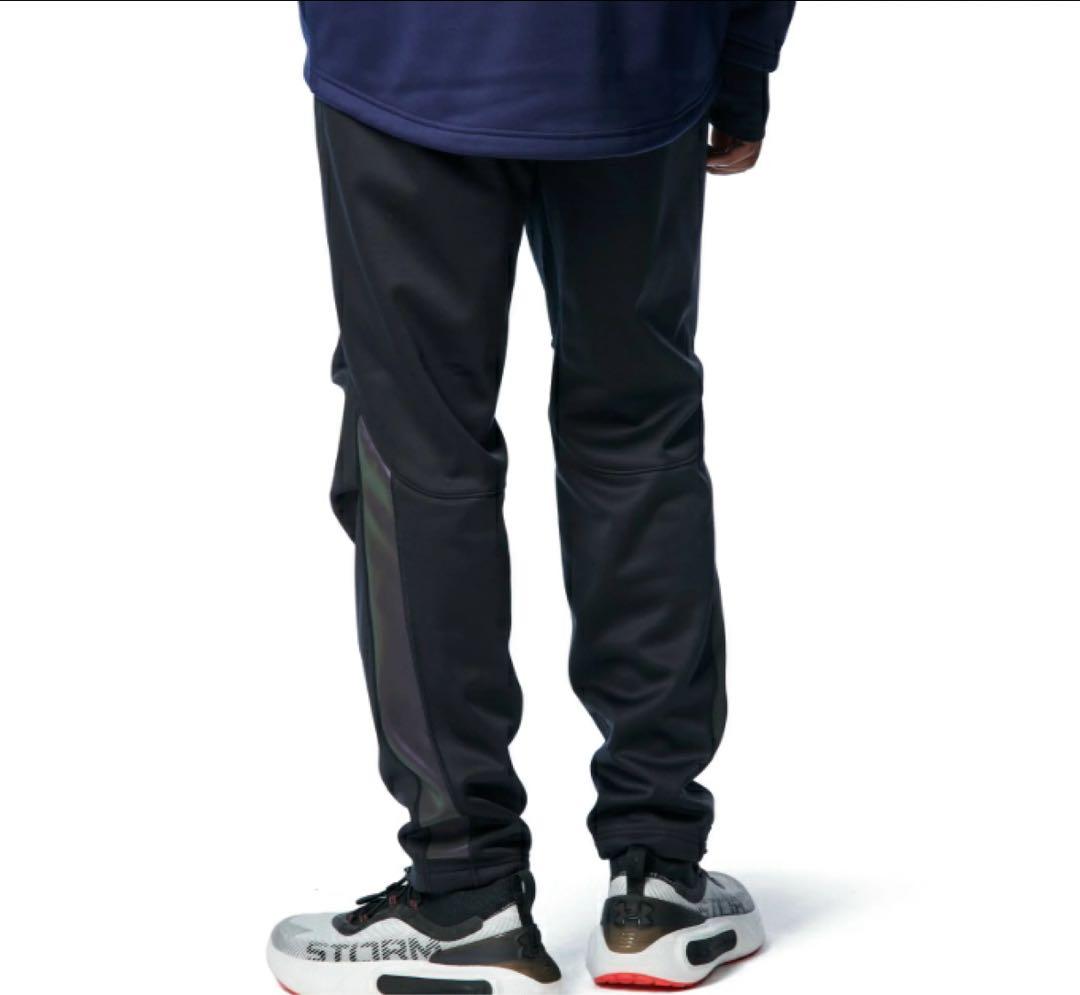 ダークグレー スリムフィット スポーツパンツ
