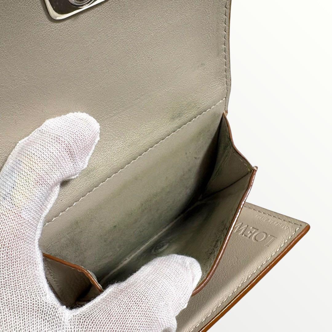 美品✨ LOEWE アナグラム バーティカル ウォレット スモール ベージュ