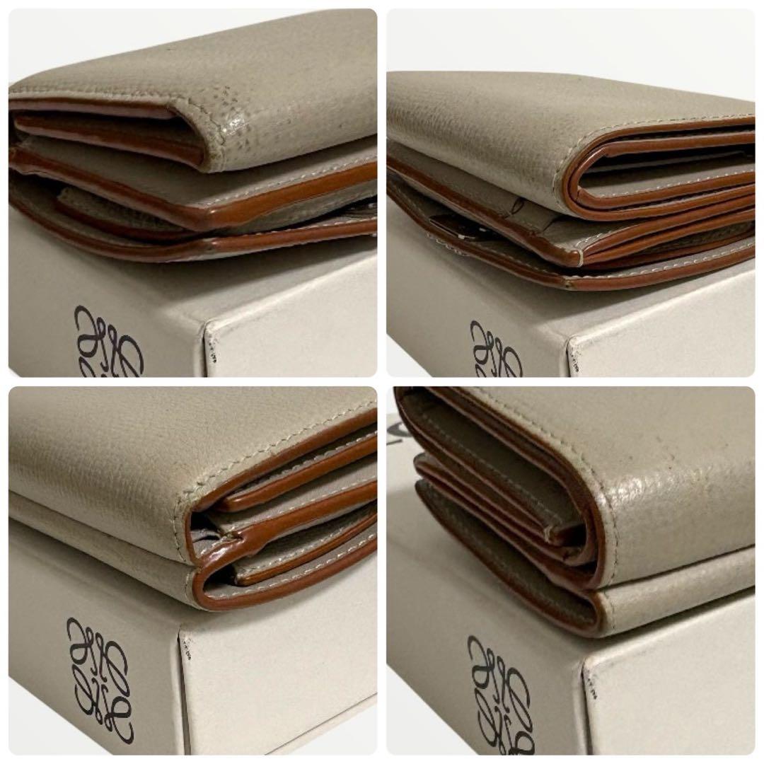 美品✨ LOEWE アナグラム バーティカル ウォレット スモール ベージュ