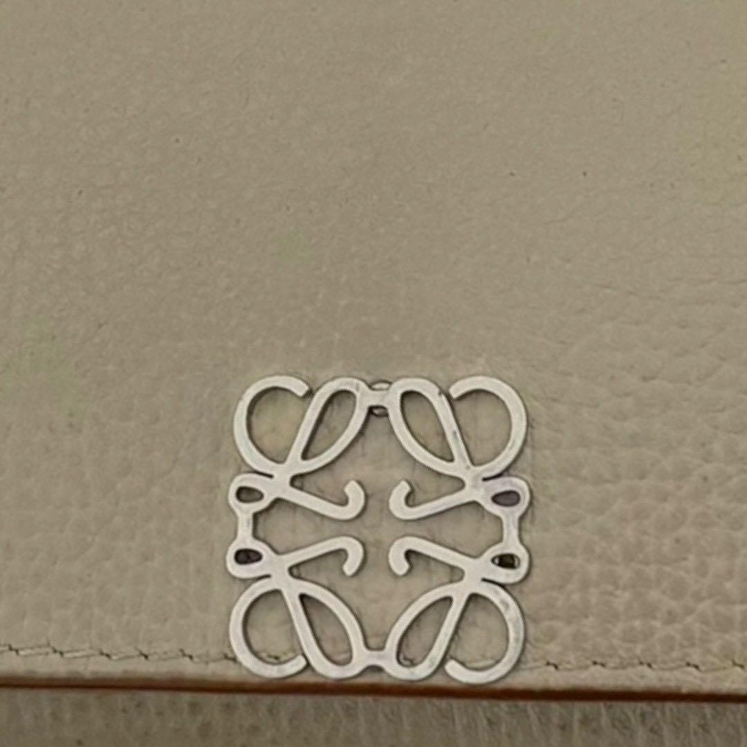 美品✨ LOEWE アナグラム バーティカル ウォレット スモール ベージュ