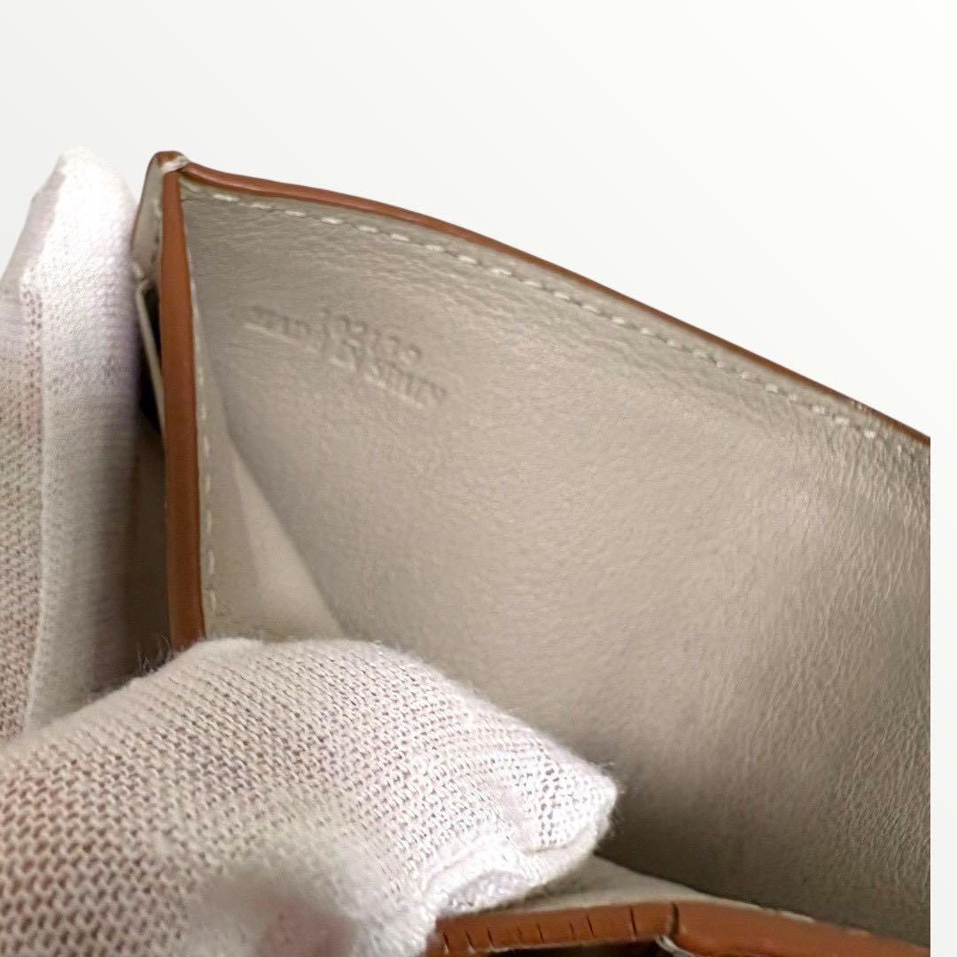 美品✨ LOEWE アナグラム バーティカル ウォレット スモール ベージュ