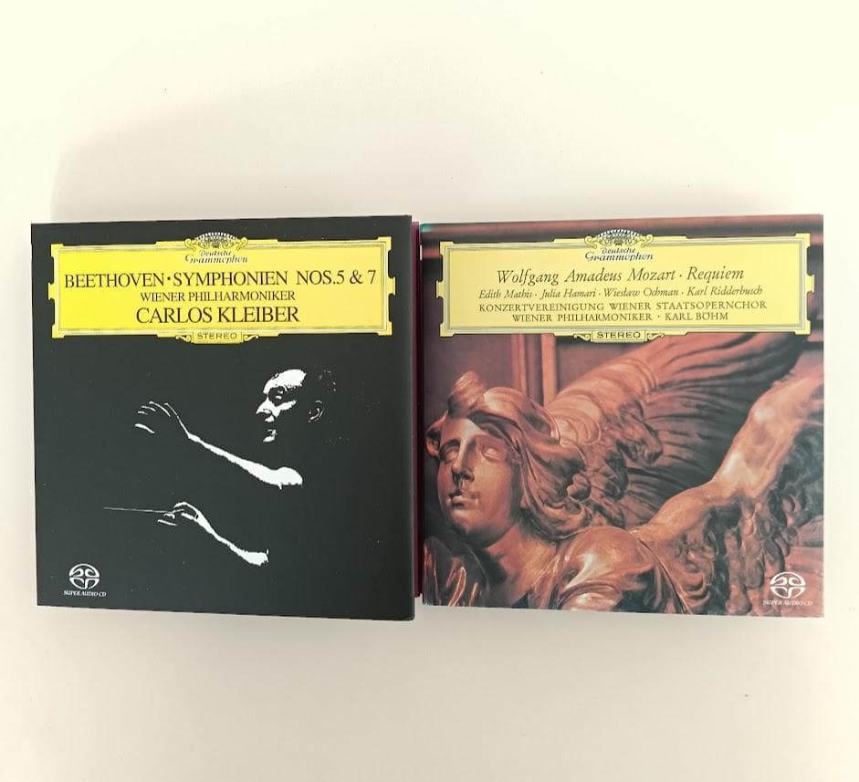 SACD 2セットシングルレイヤー　クライバー ５・７番　／ベーム レクイエム