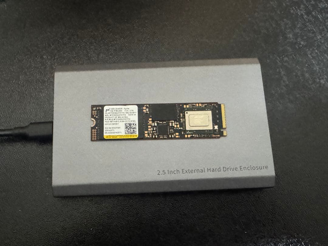 あ*な様 Micron SSD 2TB 3400 M.2 2280 NVMe