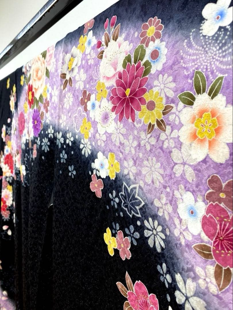 振袖 豪華 金駒 金彩 銀通し 身丈162cm 撥水加工済