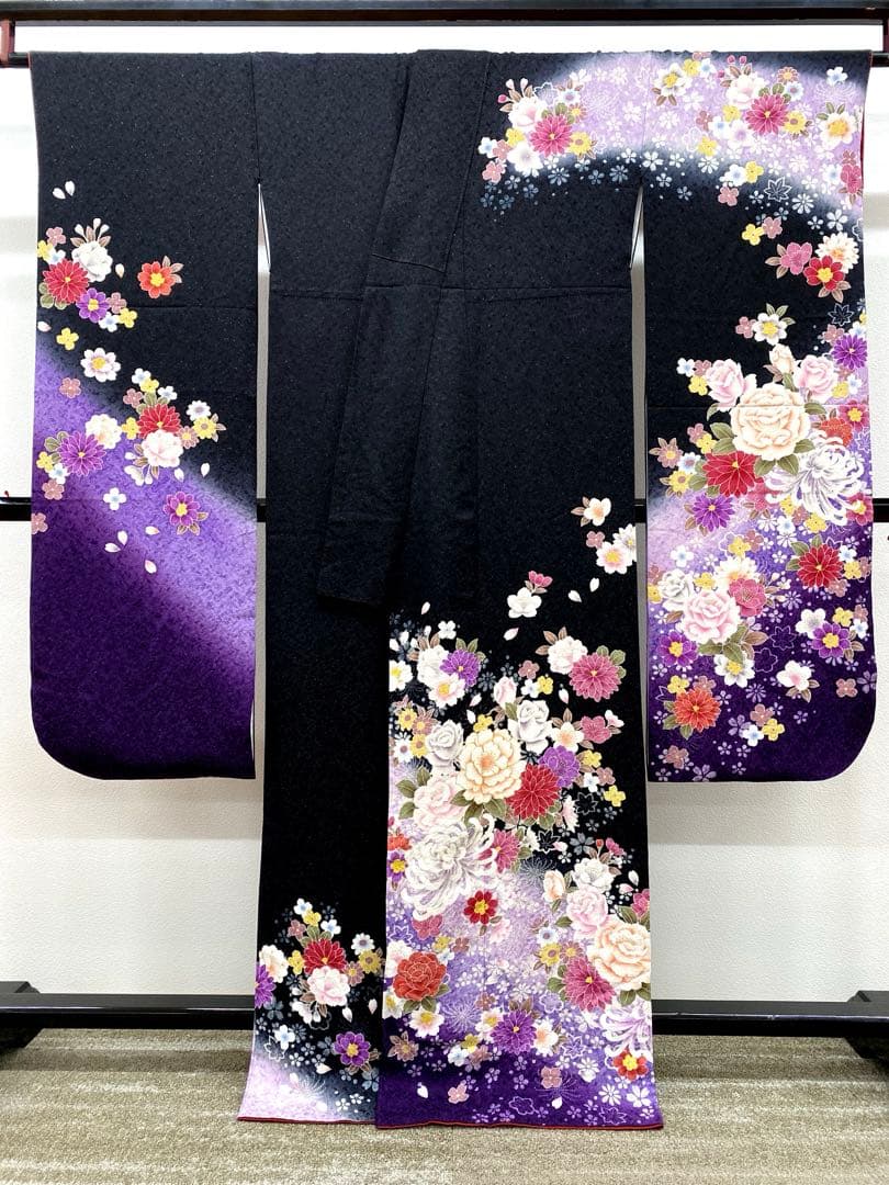振袖 豪華 金駒 金彩 銀通し 身丈162cm 撥水加工済