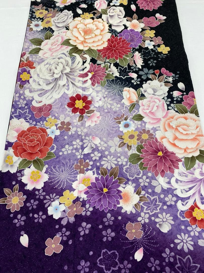 振袖 豪華 金駒 金彩 銀通し 身丈162cm 撥水加工済