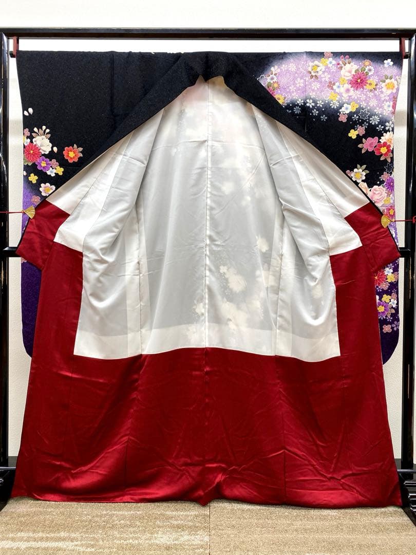 振袖 豪華 金駒 金彩 銀通し 身丈162cm 撥水加工済
