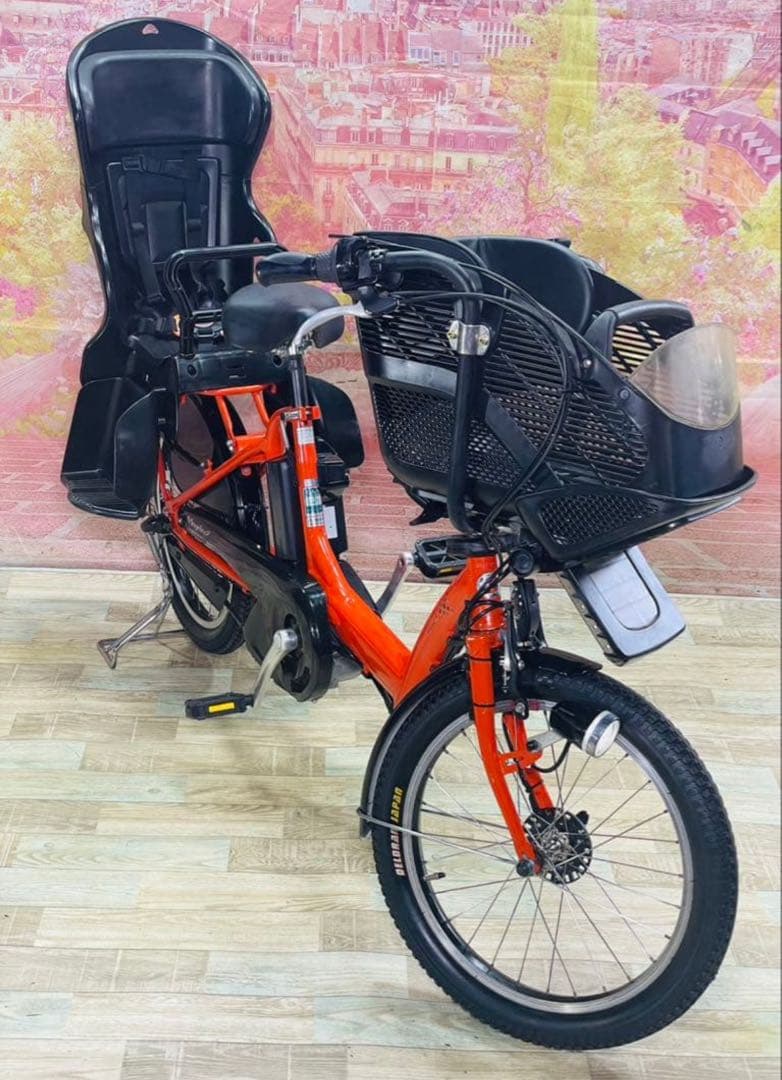 ZK3738 電動自転車 ブリヂストン アンジェリーノ 子供乗せ 20インチ