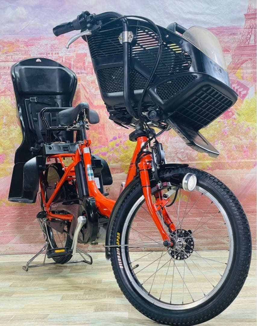 ZK3738 電動自転車 ブリヂストン アンジェリーノ 子供乗せ 20インチ