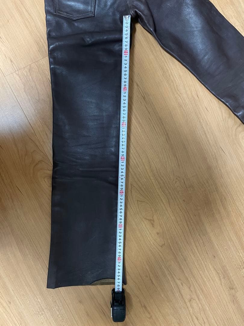 vanson レザーパンツ　29 茶色　中古品