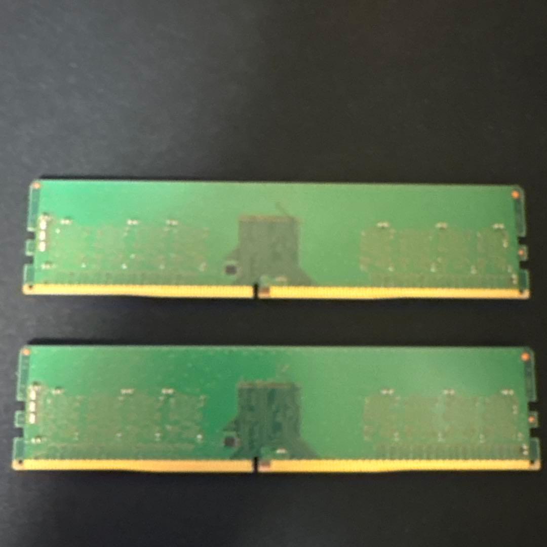Crucial 8GB DDR4 3200MHz DIMM メモリ✖️2