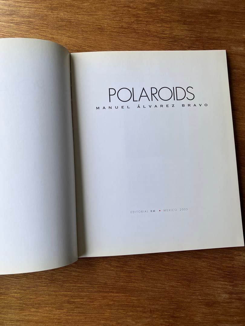 洋書 Manuel Alvarez Bravo Polaroids