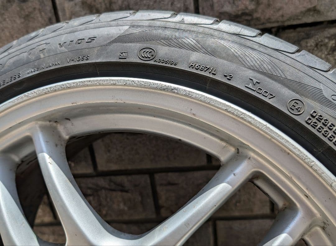 【最終特価】BCNR33 GT-R 純正 アルミホイール 17インチ 9J 4枚