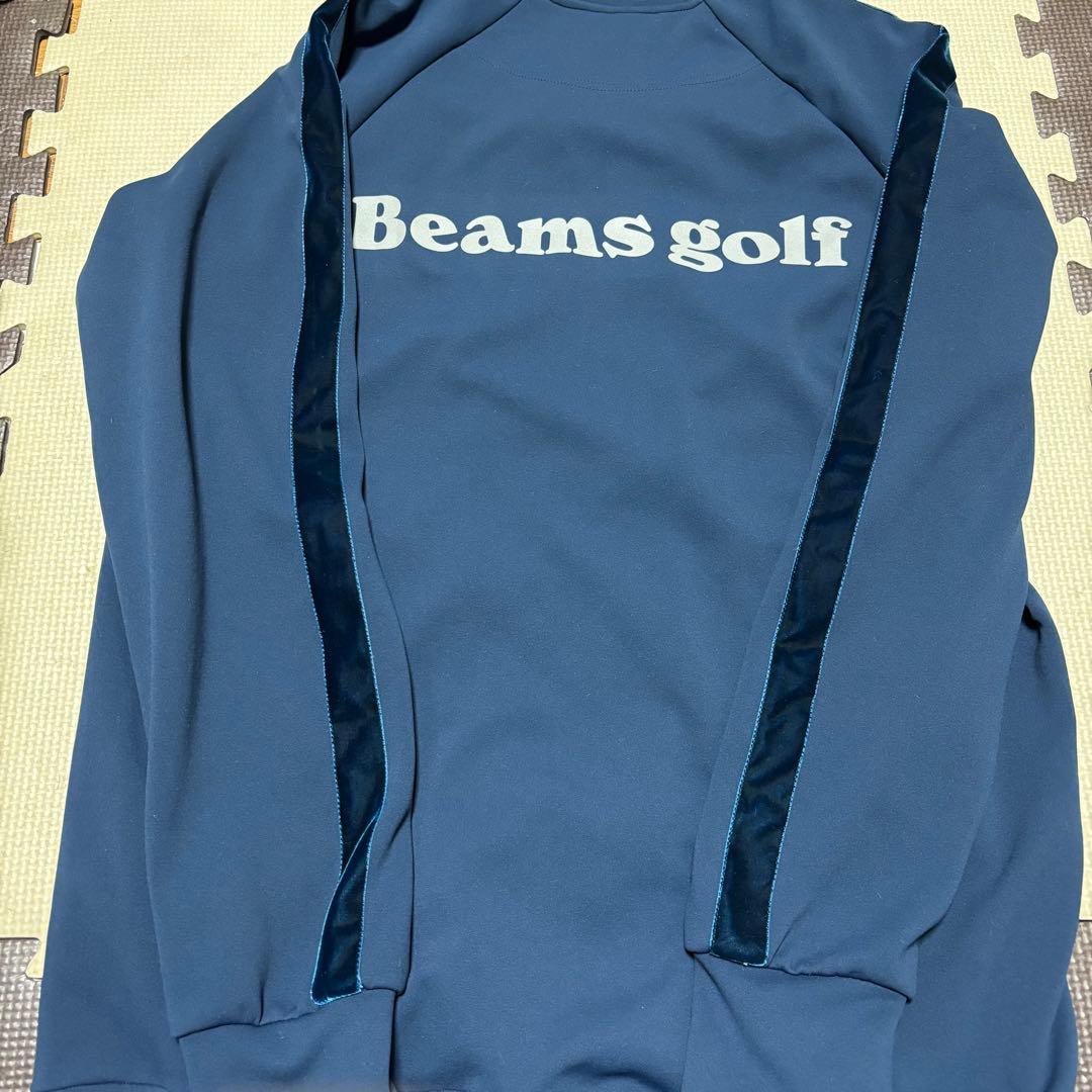 【極美品】BEAMS GOLF ネイビー M ジャージ　DRY機能付 フルジップ