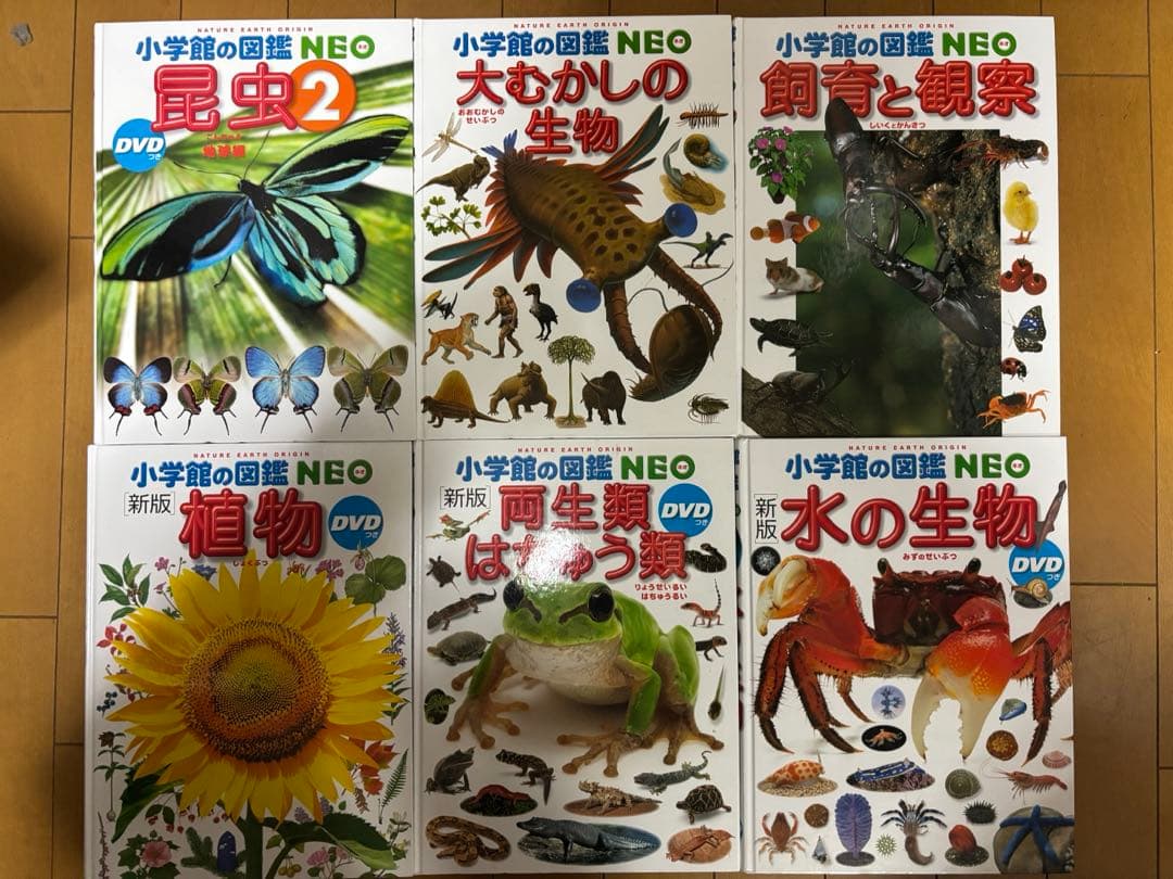 小学館の図鑑NEOネオ シリーズ 10冊セット DVD付き 美品