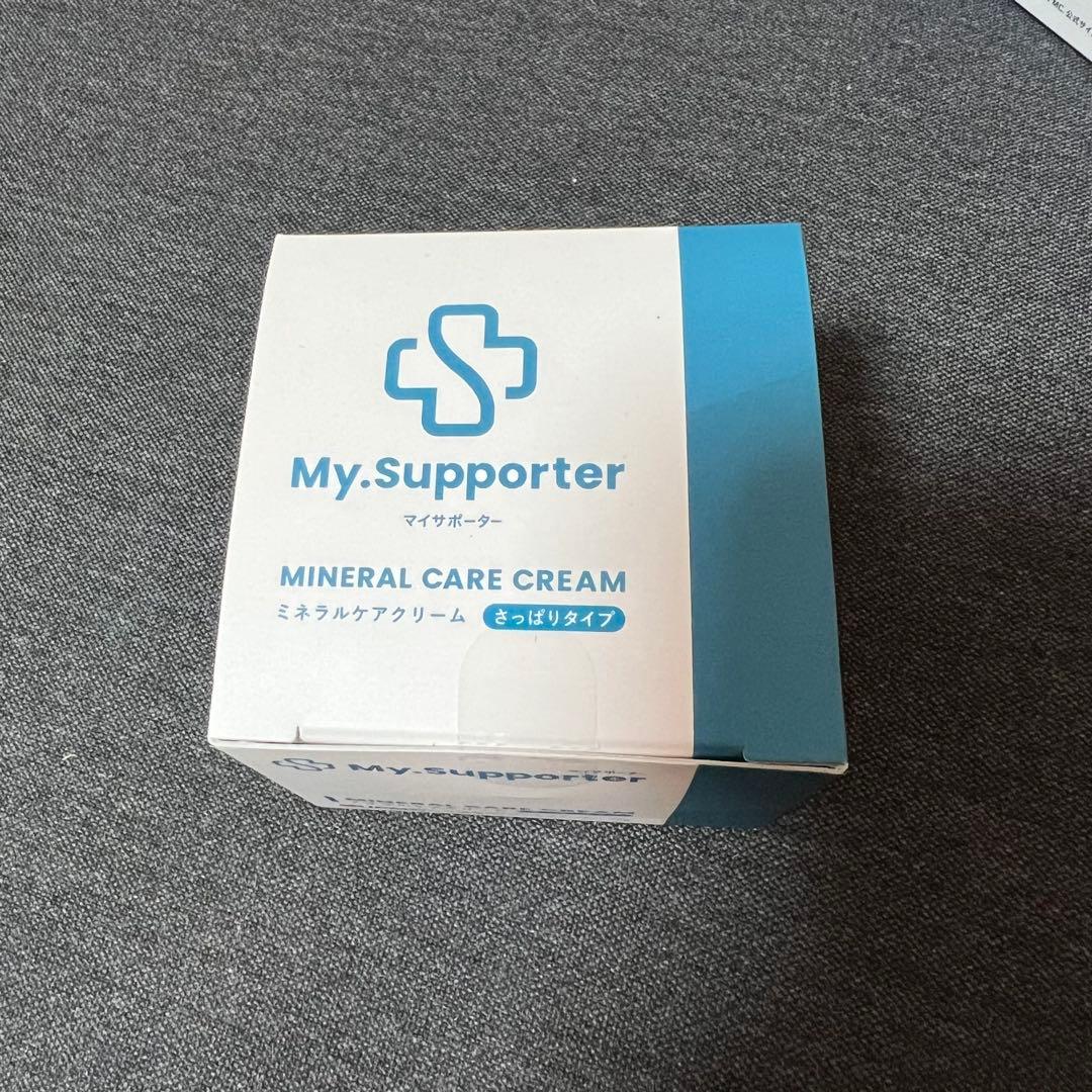 【My.Supporter】ミネラルケアクリーム《さっぱりタイプ 》&パッチ4個