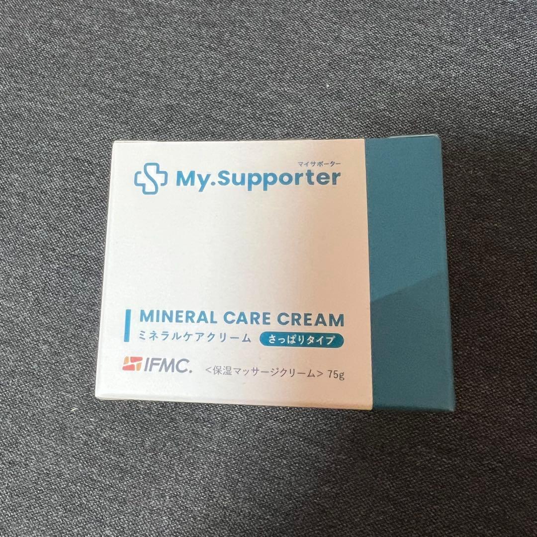 【My.Supporter】ミネラルケアクリーム《さっぱりタイプ 》&パッチ4個