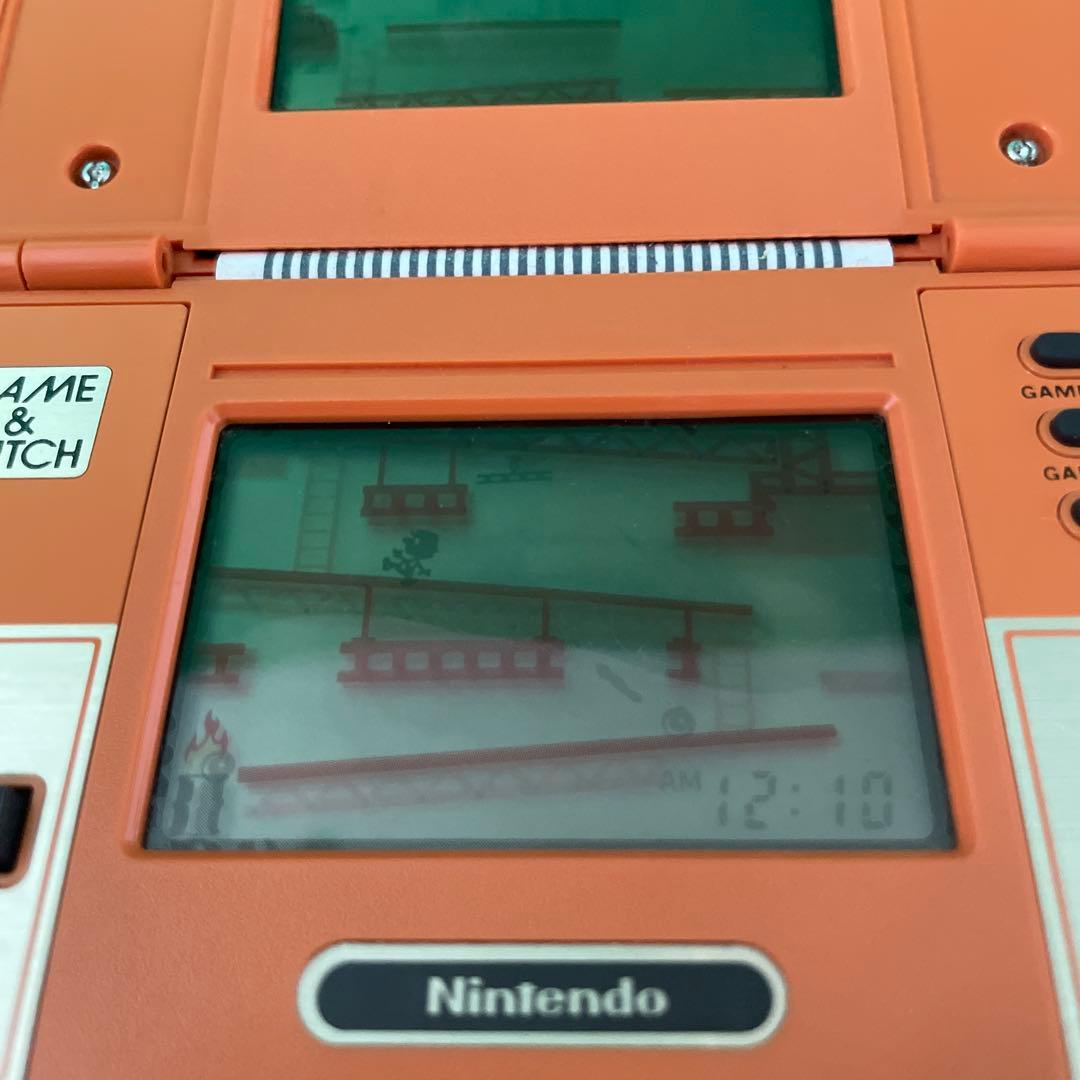 【動作品】任天堂　ドンキーコング　ゲーム&ウォッチ GAME&WATCH