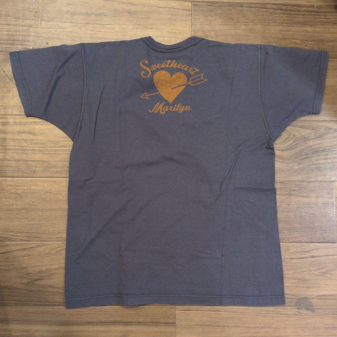 美品トイズマッコイ　マリリンモンロー　ネイビーグレー　Tシャツ　ヘビーオンス