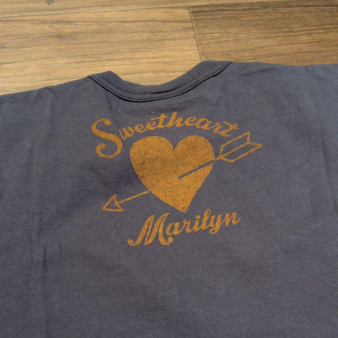 美品トイズマッコイ　マリリンモンロー　ネイビーグレー　Tシャツ　ヘビーオンス