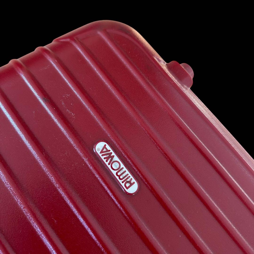 リモワRIMOWAレッド33L 2輪キャリー